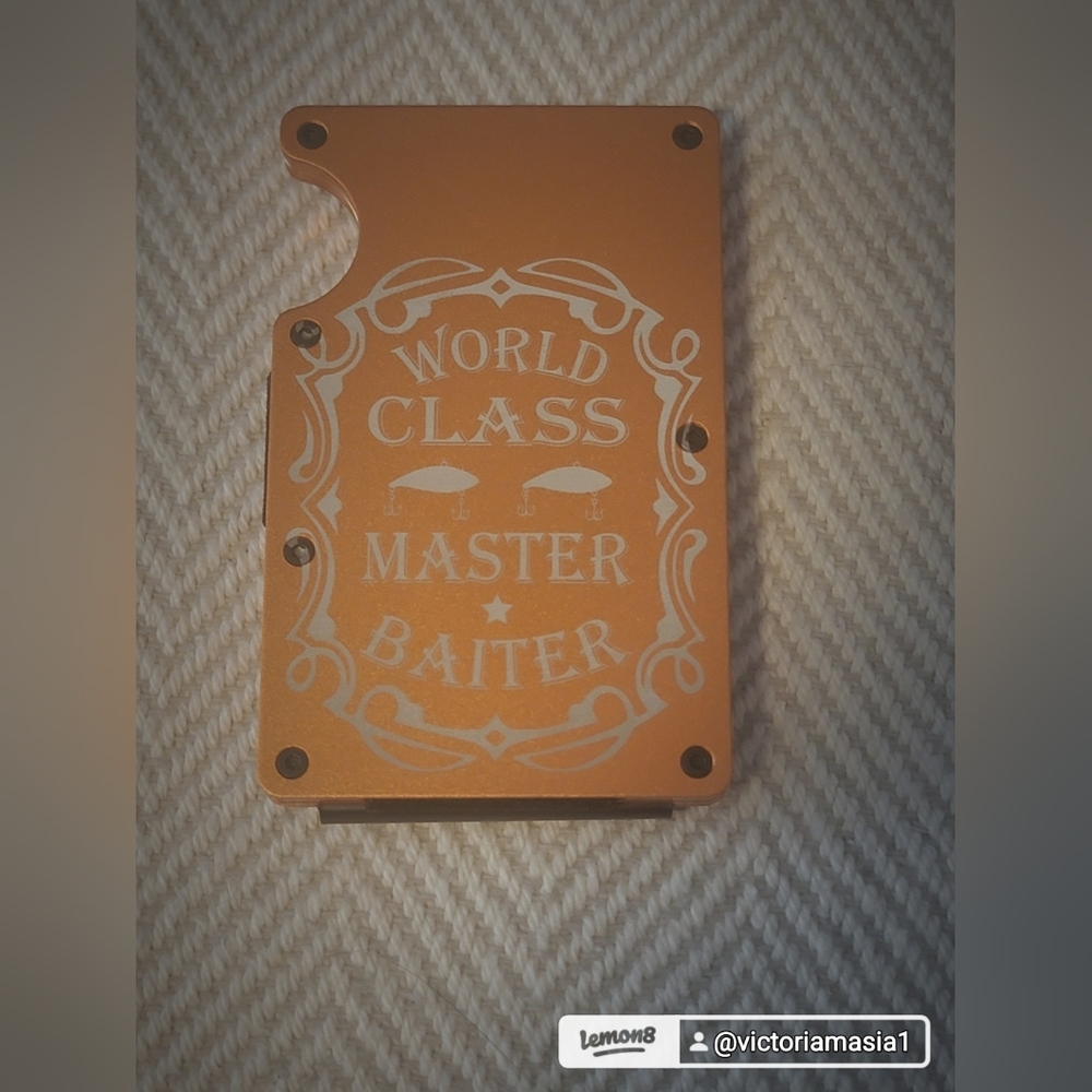 Minimalist Card WalletAnodized Aluminum RFID Block!